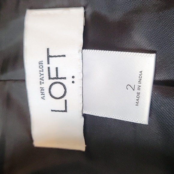 Women's Ann Taylor Loft zip front suit jacket - Picture 5 of 5